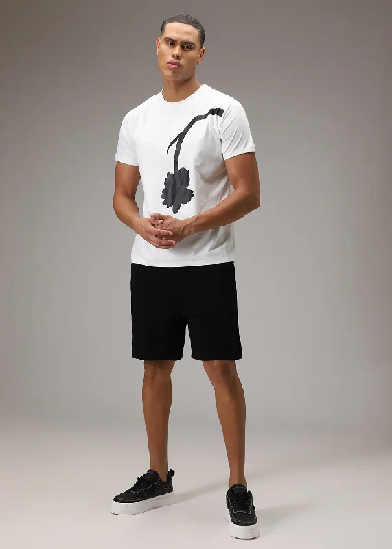 Special Offer White Printed T-Shirt