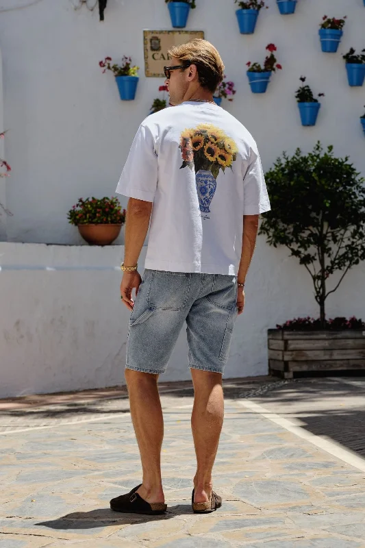 Act Now White Vase T-Shirt