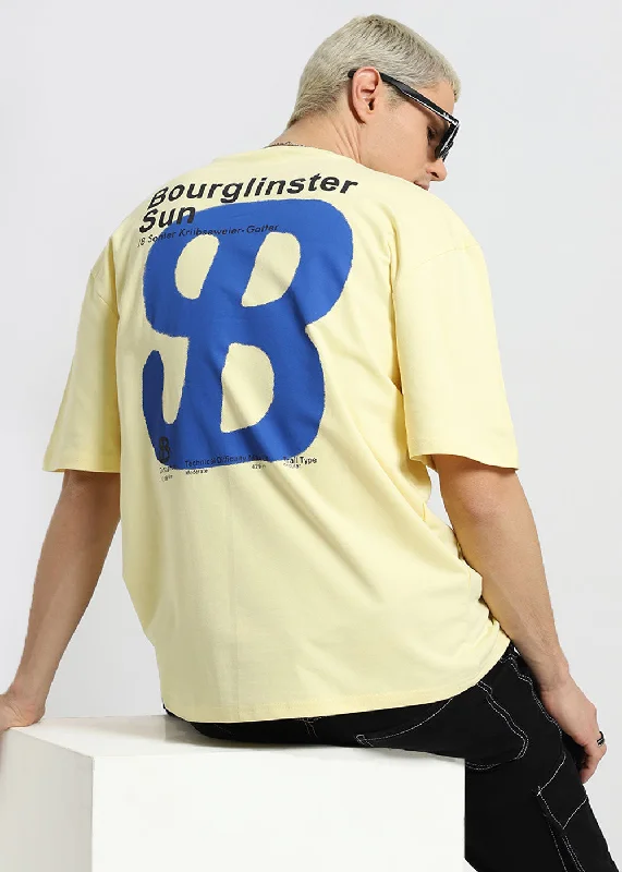 Special Promotion Yellow Oversized T-shirt